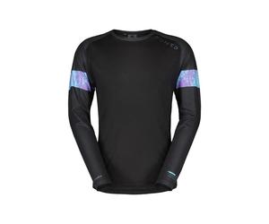 Men's MTB jersey Scott Tee M's Trail Tuned LS (black/swish purple)