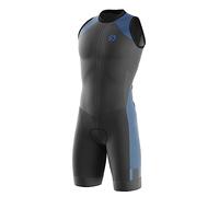 Men's MTB Triathlon Tri Suit Padded Sleeveless Suit Quick-Drying Cycling Skinsuit, for Cycling Training Road Bike Top Cycling Clothing Pro Trisuit und Triathlon (TYP-7,M)