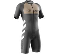 Men's MTB Triathlon Tri Suit Short Sleeve Quick-Drying Cycling Skinsuit，Short Sleeve Trisuit/One Piece Pro Triathlon Suit，TriSuit for Cycling (XXL,TYP-7)