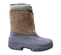Mens Muck Boots Snow Waterproof Warm Fur Lined Padded Farming Riding Zip Touch Fasten Wellingtons (Green, UK Footwear Size System, Adult, Men, Numeric, Medium, 8)