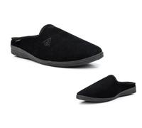 Mens Mule Slippers Mens Slip On Slippers Mule Mules Slip On Slipper Extra Large Slipper Extra Large Sizes 6-13 Black