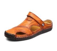 Mens Mules Slippers Nursing Garden Beach Hospital Clogs Shoes Sandals Adjustable Strap Clogs Summer Wading Sliders Closed Toe Backless Sandals Breathable Camping Sliders Breathable Non Slip Slides