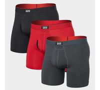 Men's Multi-Sport Mesh Boxers 3 Pack, Red L