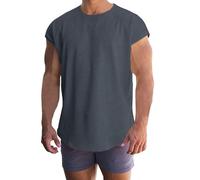 Men'S Muscle Gym Stringer Tank Tops For Workout - Sleeveless Vests For Men Holiday, Loose Fit Shirt Retro Sleeveless T-Shir Sleeveless Tshirt Men Holiday Casual Tees Sport Fitness Tank Tops