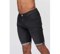 Mens 'MUSTONE' Denim Shorts - Black Wash