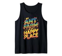 Mens My Ant Farm is My Happy Place ant Keeper Tank Top