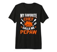 Mens My Favorite Chef Calls Me Pepaw Premium T-Shirt