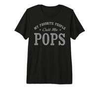 Mens My Favorite People Call Me Pops Vintage Premium T-Shirt