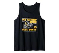 Mens My Other Ride is Also Dirty ATV All Terrain Vehicle Quad Fan Tank Top