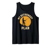 Mens My Retirement Plan - Funny Fishing Angler Tank Top