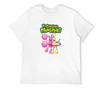 Men's My Singing Monsters Pompom Hoola T-Shirts White XL