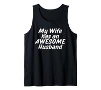 Mens My Wife has an Awesome Husband Tank Top