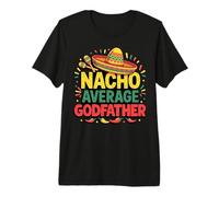 Mens Nacho Average Godfather Cinco De Mayo Father's Day Mexican Premium T-Shirt