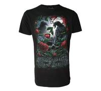 Mens Nameless Crow Genuine Darkside T Shirt XL Black