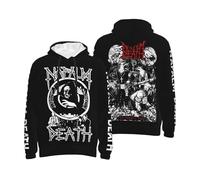 Men's Napalm Grindcore Band Death All-over Print Hoodie Trendy And Personalized Sweatshirt Travel And Sports Hoodies Multicolor M