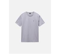 Men's Napapijri Salis Flag T-Shirt - Purple