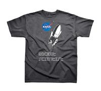 Men's NASA T Shirt (Rocket Scientist Design). NASA T Shirt Men, T Shirts for Men UK, Mens T Shirt in Sizes S - XXL. NASA Tshirt Men. NASA Gifts for Men - Genuine Merchandise Dark Heather