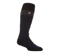 Mens Navy & Grey Heat Holders Thermal Long Ski Socks 6-11