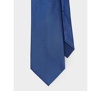 Men's Navy Seven Fold Silk Tie - Savile Row Company