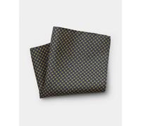 THE SAVILE ROW COMPANY LONDON Men's Silk Pocket Square Handkerchief - Navy Yellow Chain
