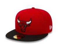 Men's NBA Basic Chicago Bulls 59fifty Fitted Baseball Cap, Red, 7 1/4
