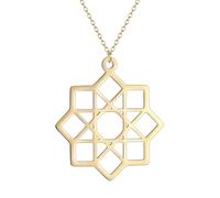 men's necklace 8 Points Star Mandala Pendant Octagram Necklace Sacred Geometry Charm Octagram Mandala Jewelry