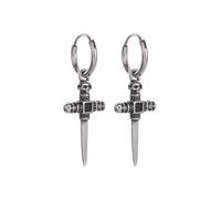 men's necklace Classic Neo Gothic Skull Sword Cross Dangle Earrings for Men Women Hip Hop Rock Hypoallergenic Jewelry