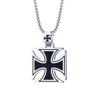 men's necklace Classic Retro Templar Cross Pendant Necklace Personalized Men's Punk Trend Religious Jewelry Gift