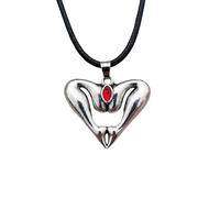 Men's necklace fashion accessories,Female genital shape ancient silver personalized life source jewelry necklace adjustable peach heart necklace