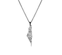 Men's necklace Fashion Israel Palestine Map Pendant Neckalce Country Arabic Necklaces t Party Jewelry Women Men gift