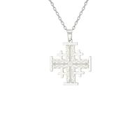Men's necklace Jerusalem Cross Pendant Necklace For Women Bible Crusaders Men Necklaces Jewelry Gift Wholesale gift