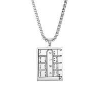 Men's necklace Key Of King Solomon First Pentacle of Moon t Square Pendant Necklace Open Doors Talisman Necklaces Witch Jewelry gift