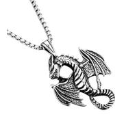men's necklace Pendant Personal Retro Tide Stainless Steel Jewelry Men's Versatile Advanced Sensing Necklace