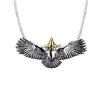 Men's Necklace Quality Metal Flying Eagle Eagle Sky Eagle Bird Tribe Biker Pendant Necklace