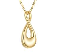 men's necklace Stainless Steel Infinity Love Cremation Jewelry Urn Pendant for Ashes Holder Memorial Keepsake Urn Necklace for Pet/Human