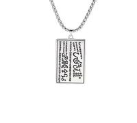 Men's necklace Talisman of Wealth Attracting Money Necklace Mystery of The First Seal 6th and 7th Book of Moses Jewelry gift
