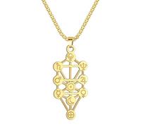 men's necklace Tarot Constellation Zodiac Pendant Necklace for Women Sacred Geometry Amulet Jewelry