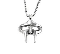 men's necklace Vintage Creative MF Doom Mask Pendant for Men Hip Hop 316L Stainless Steel Skull Mask Necklace Party Jewelry Gift