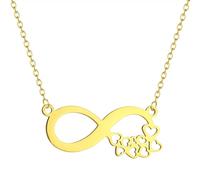 Men's necklace women Love Eight Character Pendant Necklace Simple Jewelry Birthday Gifts 's Day Gift