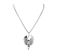 Men's necklace, women's fashion Egypt Cat Bastet Ancient Egyptian Wiccan Egyptian Sphinx Cat Bastet Necklace wing Amulet Talisman Jewelry