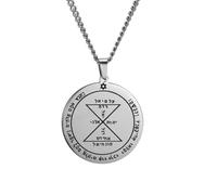 Men's necklace, women's fashion Key of Solomon Amulet Long Men Necklace First Second Fifth Seventh Pentacle Of The Jupiter Venus Mar Necklaces Jewelry