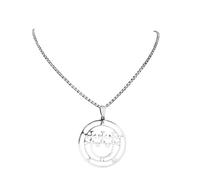 Men's necklace, women's fashion Sigeal Sigil De Lucifer Satan SITRI Sytry Bitru Lazer Key Baphomet Stamp Necklace Jewelry collar mujer