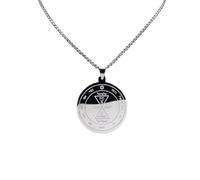Men's necklace, women's fashion Sterling Chain Necklace Third Pentacle of Venus Talisman for Love Key of Solomon Amulet Jewelry