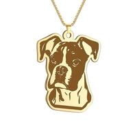 men's necklaces Boxer Dog Couple Necklace Ins Hip-pop personality Men Women pendant Necklace Sweater Chain thankyou teacher gifts