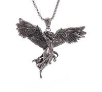 men's necklaces Creative Evil Angel Pendant Witch Goddess Necklace Personality Men and Women Trend Sweater Chain Jewelry Birthday Gift thankyou teacher gifts