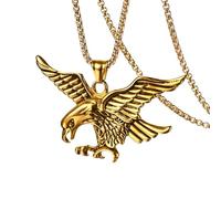 men's necklaces friendship necklace Men's Necklace Men's Eagle Wing Pendant European and American Fashion Trendy Jewelry