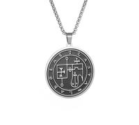 men's necklaces friendship necklace Solomon's Seventy-Two Pillars Devil Necklace Pendant Men's and Women's Punk Gothic Cross Jewelry