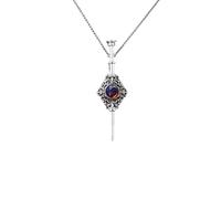 men's necklaces,Magic Witch Wand Pendant Witchcraft Retro Blood Pack Detachable Wand Necklace Couple Cosplay Jewelry Men Women Gift