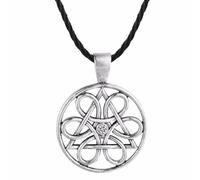 men's necklaces Slavic Pendant Wheel of Life Charm Necklace Triangle Knot Symbol Jewelry Viking Pendants Necklaces Ancient Jewelry thankyou teacher gifts