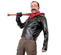 MENS NEGAN FANCY DRESS LEATHER LOOK BIKER ET AND BANDANA THE SAVIORS (SMALL - XX-LARGE)